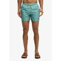 Superdry per uomo. M3010262A Costume da bagno stampato di alta qualità, taglia 15, verde (M), Beachwear, Polister riciclato