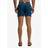 Superdry per uomo. M3010267A Costume da bagno con logo ricamato, taglia 15 blu navy (XL), Beachwear, Polister riciclato