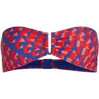 Karl Lagerfeld Abstract Aop U-ring Bandeau Abstract Aop Blue Taglia: S | Bikini Outlet | Donna | Blu