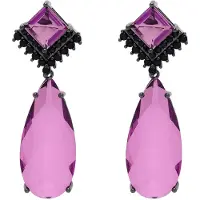 Avant Garde Orecchini 'Zarala' blu violetto