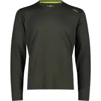 CMP Jacquard L/S T-Shirt Maglia funzionale Uomo (54, olivia)