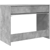 vidaXL Scrivania grigio cemento 100 x 50 x 78 cm in materiale composito