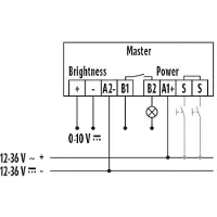 ESYLUX Rivelatore di presenza a parete PD-C180i/16 UC da incasso, 12-36V, funzionamento a distanza. EP10427305