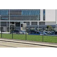 Alberts 677732: Pali per recinzione con sistema di fissaggio a molla, completi di accessori, colore antracite, lunghezza 2250 mm, dimensioni 60 x 40 mm