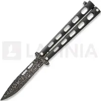 Bear & Son Coltello a farfalla Balisong Damascus Black