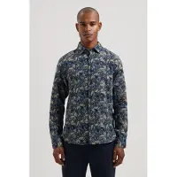 Dstrezzed Ds_dax Shirt Dk. Navy Taglia: 3XL | Camicie Casual Outlet | Uomo | Blu