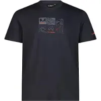CMP S/S T-Shirt Maglia funzionale Uomo (56, blu)