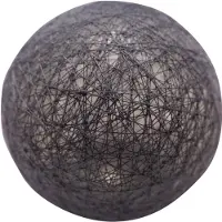 Idimex Catena luminosa "AMICI" con 20 palline nei colori bianco, grigio e marrone. Ghirlanda luminosa con luci LED a luce bianca calda. Ghirlanda LED alimentata a batteria