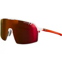 Julbo - Occhiali da sole fotocromatici - Intensity Blanc/Orange Fluo Reactiv 0-3 High Contrast - Bianco