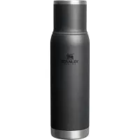 Stanley The Adventure To-Go Bottle 2.0 1.1QT, Black 10-10819-0087 borraccia termica con tappo versatore e tazza, 1L
