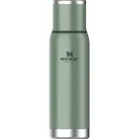 Stanley The Adventure To-Go Bottle 1.1QT, Hammertone Green 10-10819-060 borraccia termica con tappo versatore e tazza, 1L