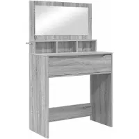 Syfax Tavoli da Trucco per Camera da Letto Grigio Sonoma
