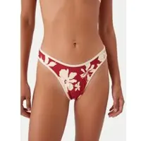 Seafolly Mayflower Scoop High Cut Rio Parte inferiore bikini Donna (40, fuchsia)