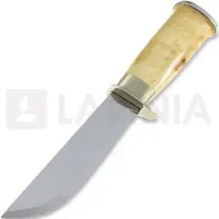 Marttiini Lapp 245010 Stainless, Curly Birch, coltello fisso