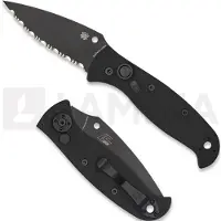 Spyderco Coltello pieghevole Autonomy 2, nero, spyderedge