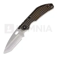 North Mountain Blade Coltello pieghevole BBNM - SLD-Magic Tanto - Titanium Sculpted, Champagne