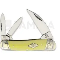 Rough Ryder Pocket knife Classic Carbon Yellow SwayBack
