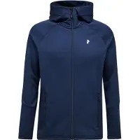 Peak Performance Rider Essentials Zip Hood Giacca in pile Uomo (XXL, blu)