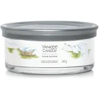 Yankee candle Candela profumata "Clean Cotton", 5 stoppini Singnature 340 g