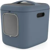 Rotho Cassetta per gatti Biala XL blu