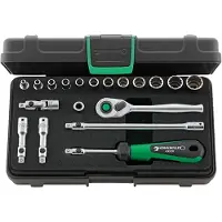 Stahlwille 40aD/12/7QR Set di chiavi a bussola 1/4" quadrate 96015208