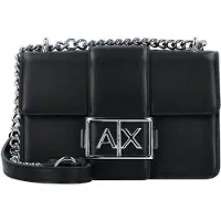 Armani Exchange Borsa a tracolla 19 cm nero