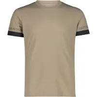 CMP Shortsleeve Light Polyester T-Shirt Maglia funzionale Uomo (56, beige)