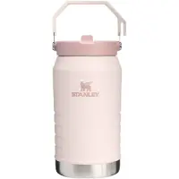 Stanley The IceFlow Jug Flip Straw 2.0 64oz, Rose Quartz 10-13085-0235 borraccia termica con coperchio e cannuccia ribaltabile, 1.9L