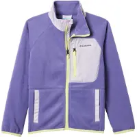 Columbia Kid's Fast Trek V Full Zip Giacca in pile Bambini (XL, lilla)