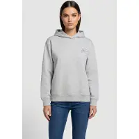 Karl Lagerfeld Autograph Sequins Hoodie Light Grey Melange Taglia: XL | Felpe con cappuccio Outlet | Donna | Grigio