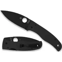 Spyderco Bodacious, Black G-10, Black DLC