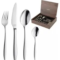 Amefa Florence 181000MDF3C91, set di posate da 24 pezzi in cofanetto di legno