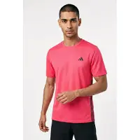 Adidas WE Base 3-Stripes Tee Maglia funzionale Uomo (M - Regular, fuchsia)