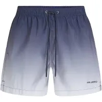 Karl Lagerfeld Pantaloncini da bagno zappiro / blu scuro / offwhite