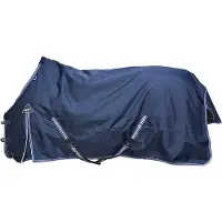 QHP Regendecke Turnout Luxus 200gr- navy, 165