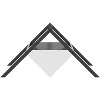 vidaXL - Mangiatore per animali da allevamento, colore argento, 111 x 76 x 38 cm, capacità 10 kg