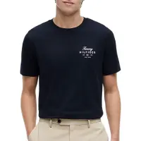 Tommy Hilfiger Script Stack Regular Desert Sky Taglia: M | Magliette basic Outlet | Uomo