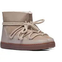 INUIKII per donna. 1001.003.0122 Stivali di Pelle Classic beige (37), Basso, Stringhe, Casual