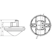 Theben AG theRonda P360 Slave UP WH theRonda P360 Slave UP WH Segnalazione di presenza