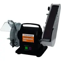 Dedra Levigatrice a disco e nastro da banco 200w 150*20mm