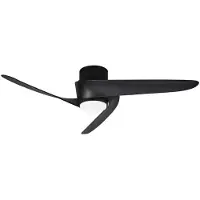 Mantra-Iluminacion Ventilatore da soffitto LED Groenland M, nero, CC, silenzioso, CCT