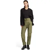 G-Star High Paperbag Pant Smoke Olive Taglia: W30 | Pantaloni cargo Outlet | Donna | Verde
