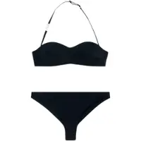EA7 per donna. 7W000290_AF20663 Bikini Bandeau nero (XS), Beachwear, Poliamide