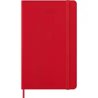 Moleskine 8056999274696 Calendario 2026, settimane, L/A5, copertina rigida, rosso chiaro
