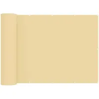 Syfax Schermo di Privacy per Balcone 150 x 800 cm Polyester Sabbia