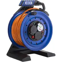 Hedi K7A40QTF, tamburo per cavi interamente in plastica, modello "Generation 7 Companion", lunghezza 40 metri
