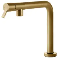 Gessi 60071, Standard, Oro, Maniglia a leva, Autochiudente, 3/8", Tipo L