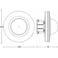 Steinel Rivelatore di presenza IR da incasso PD IR4360-24 #085087 (085087)