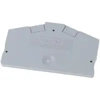 Phoenix Contact Coperchio terminale D-PTS 1,5/S Colore grigio, materiale poliammide (PA) Adatto per morsetto passante PTS 1,5/S