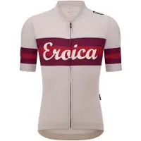 Santini Eroica Timo S/S Jersey Maglietta da ciclismo (XS, grigio)